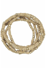 Blandice Wooden bead stretch bracelet
