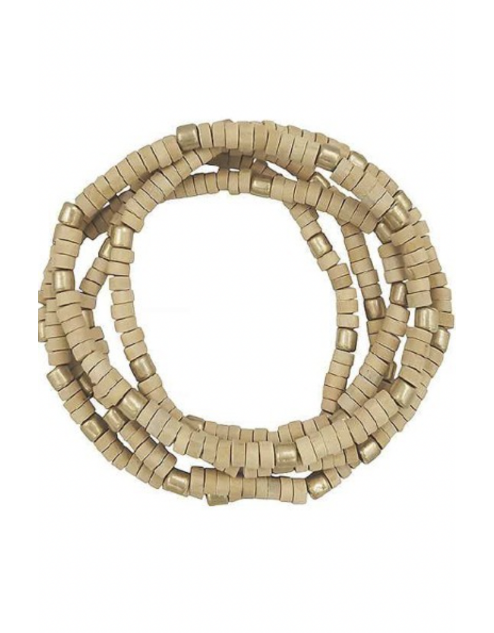 Blandice Wooden bead stretch bracelet