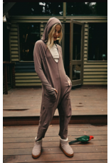 Free people Free People - Hot Shot Long Sleeve Onesie (Dark Espresso)