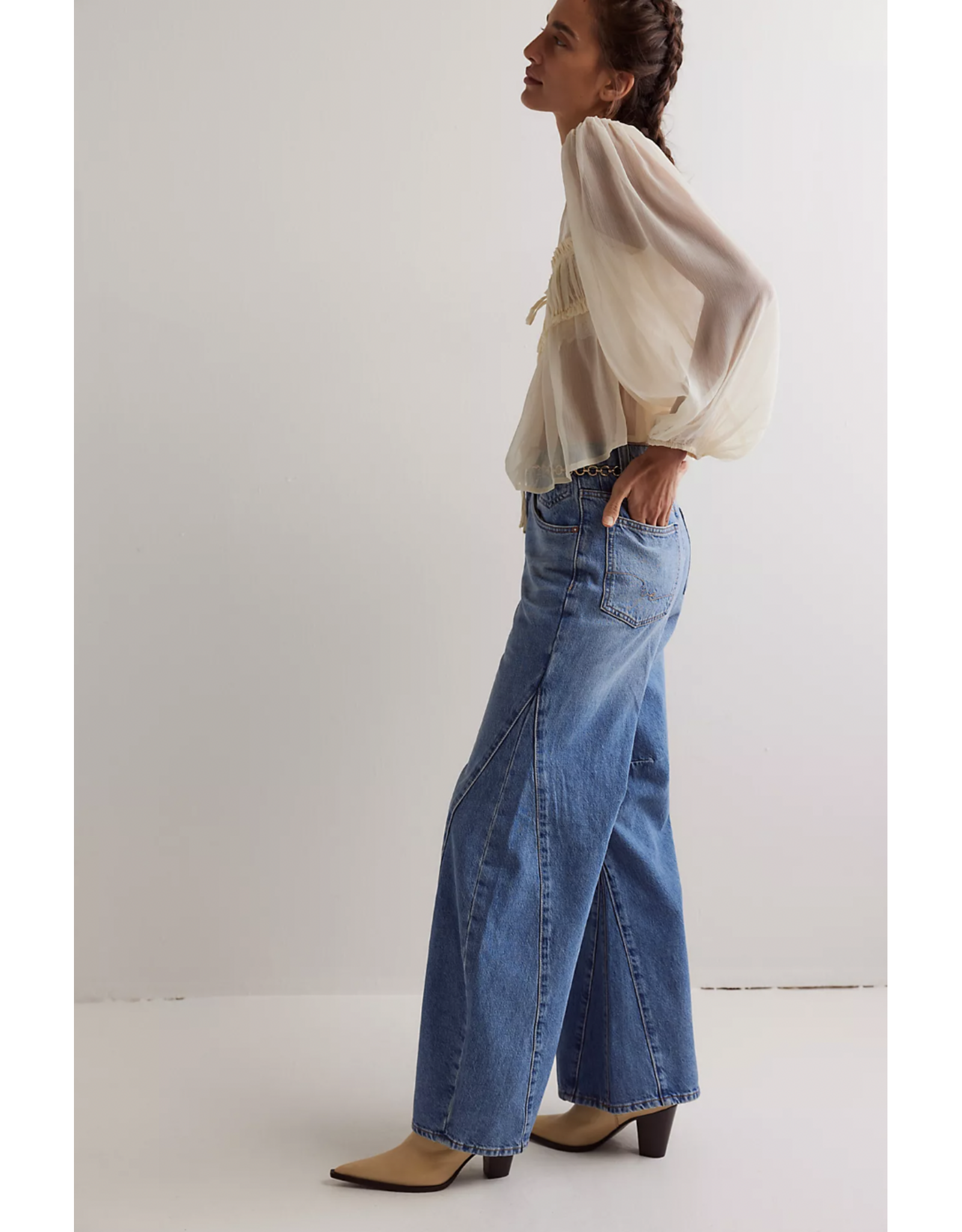 Free people Free People - Eden High Slouchy Jean (Homefree)
