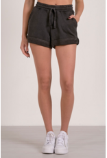 Elan Elan -Addison  Cuffed Shorts (Black)