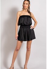ee:some Off the Shoulder Romper (Black)