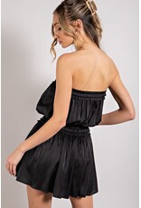 ee:some Off the Shoulder Romper (Black)
