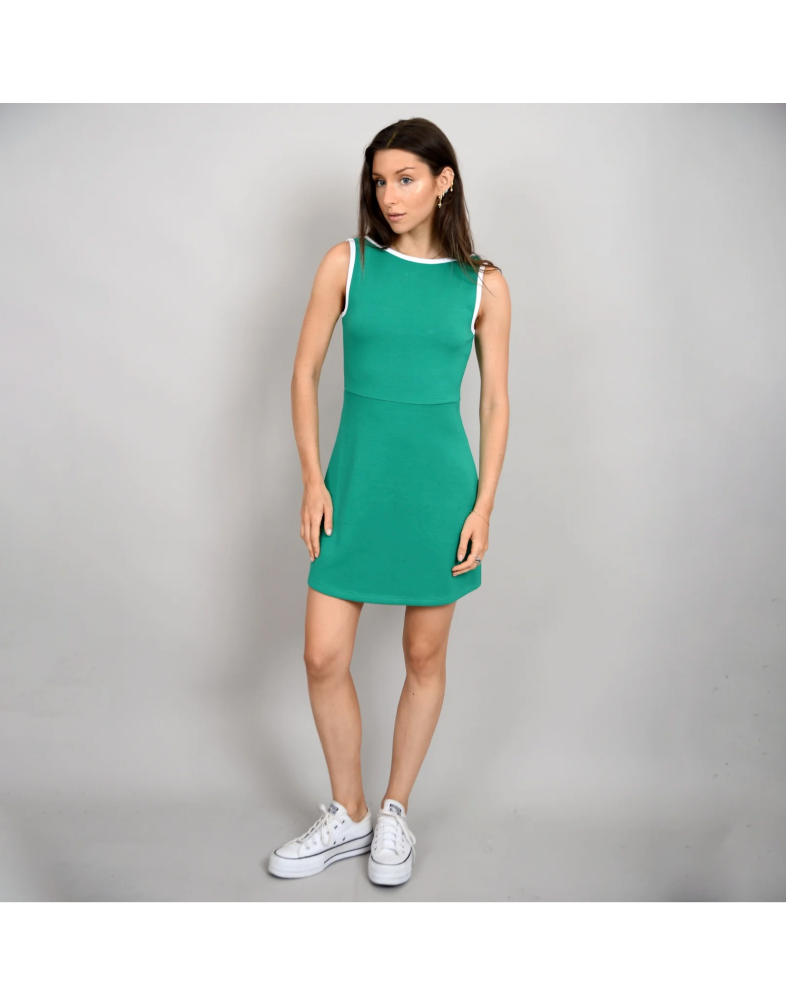 RD Style RD Style - Alera Soft Knit Sleeveless Dress (Creme de Menthe)
