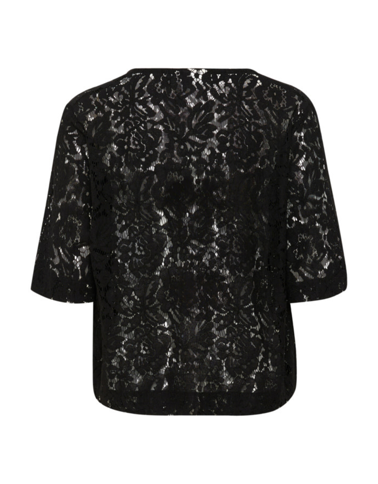 Kaffe Kaffe - Nomi Bow Blouse (Black Deep)