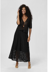 Kaffe Kaffe - Nomi Bow Blouse (Black Deep)