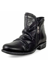 Miz Mooz Miz Mooz - Luna Ruched Ankle Boot (Black)