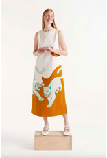 Compania Fantastica Compania Fantastica -  Jaguar Print Midi Dress