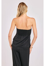 Sadie & Sage Sadie & Sage - Romy Satin Tube Top (Black)