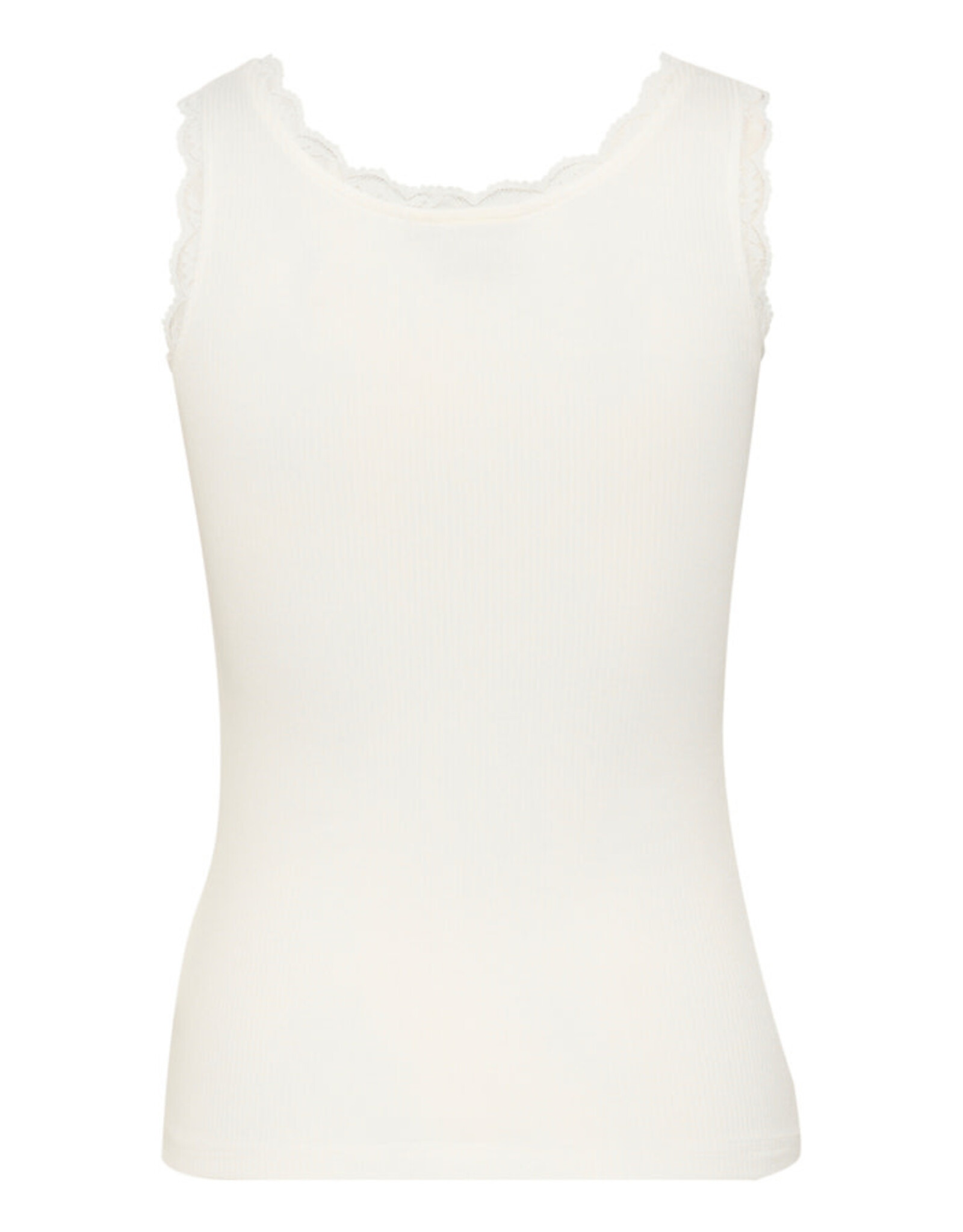 Kaffe Kaffe - Omi Lace Trim Tank (Chalk)