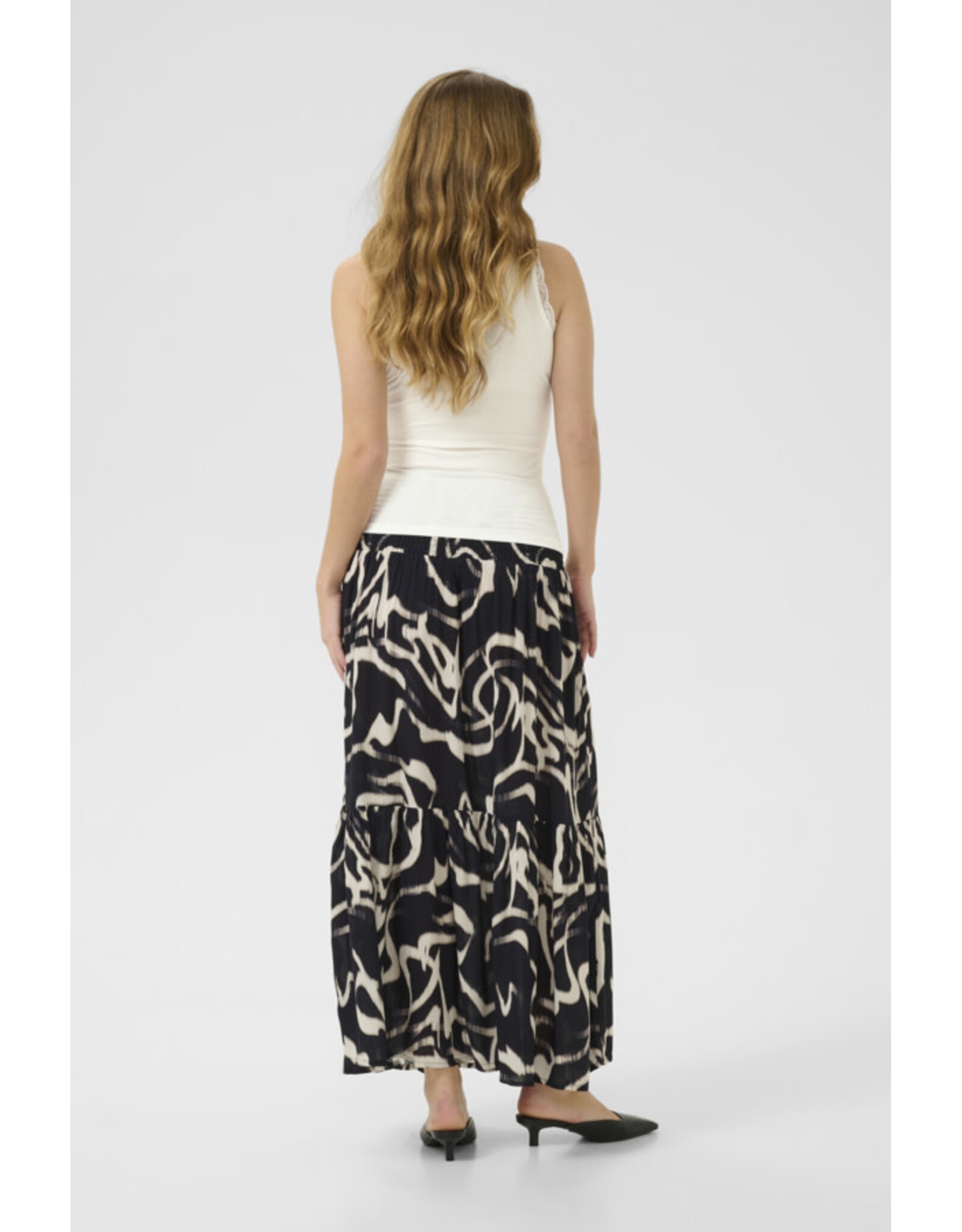 Kaffe Kaffe - Omi Lace Trim Tank (Chalk)