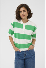 Kaffe Kaffe - Lizza Polo Knit (Bright Green / Chai)