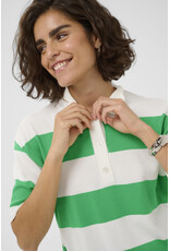Kaffe Kaffe - Lizza Polo Knit (Bright Green / Chai)