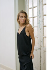 Kaffe Kaffe - Rory Sateen Dress (Black Deep)