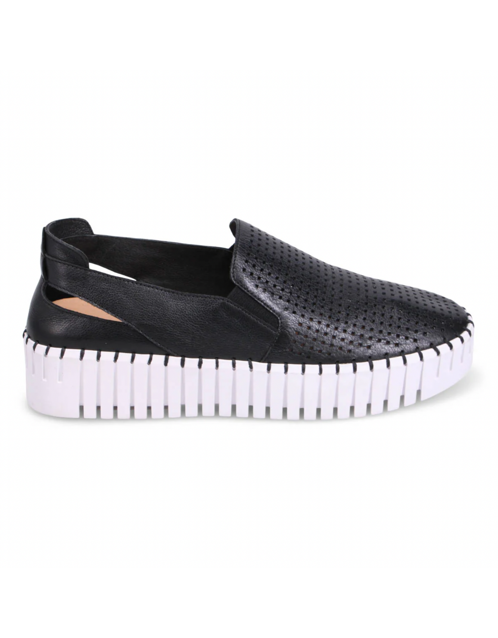 Django and Juliette Django & Juliette - Bartas (Black, White Sole Leather)