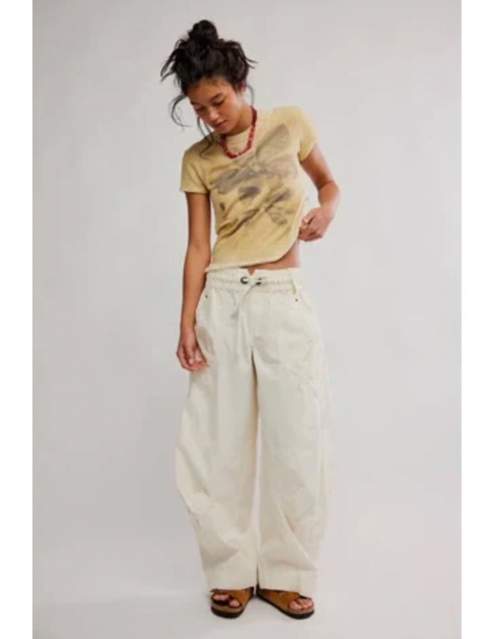 Free people Free People - Wall Flower Nova Tee (Washed Tea)