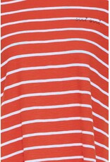 ICHI ICHI - Nova Striped Tee (Fiery Red)