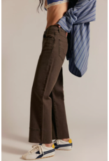 Free people Free People - Risk Taker Mid Rise Straight (Workwear Brown)