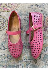Bueno Bueno - Kehlani Perforated Mary Jane Flat (Bubblegum)
