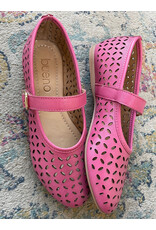 Bueno Bueno - Kehlani Perforated Mary Jane Flat (Bubblegum)