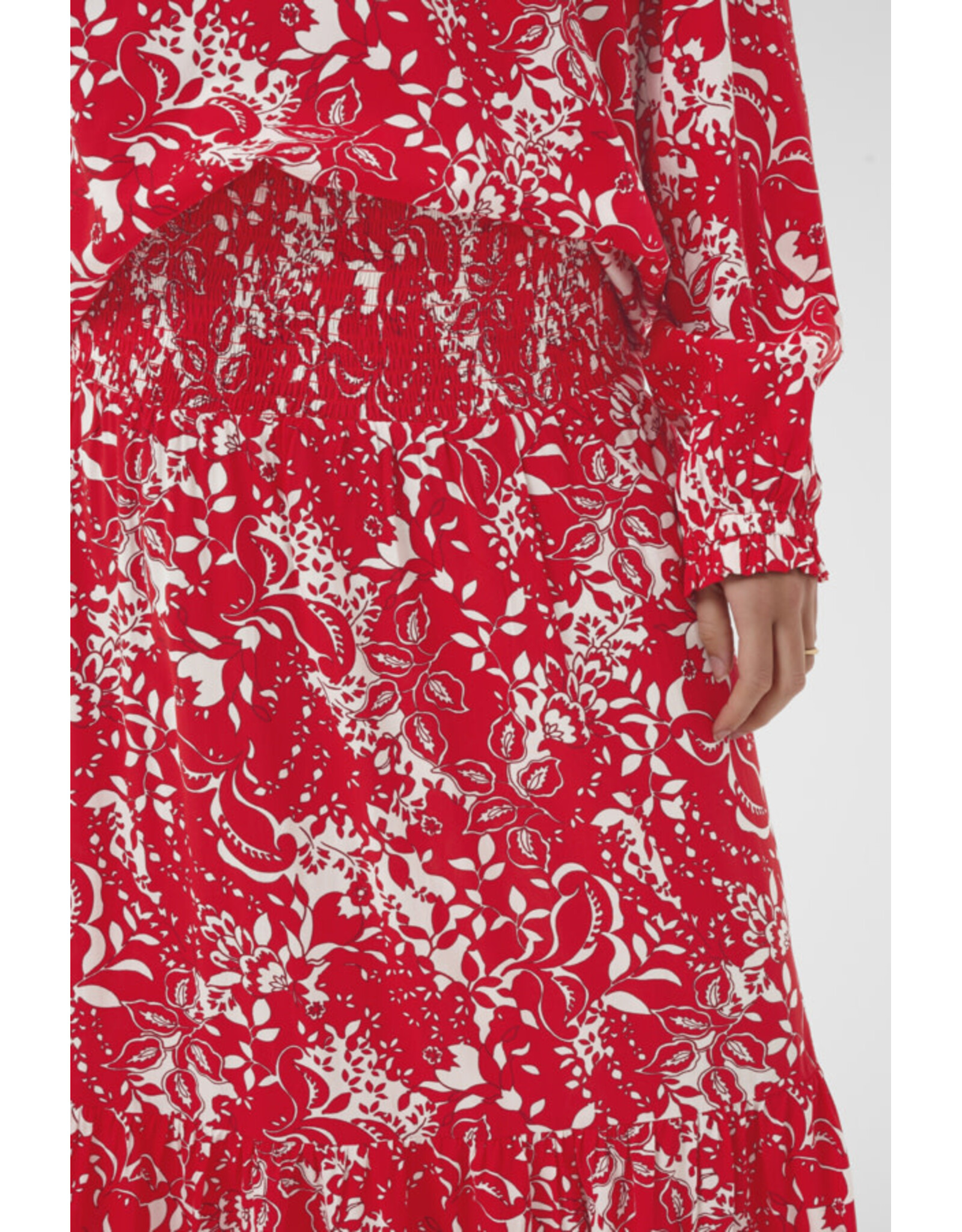 Cream Cream - Tiah Skirt (Risk Red Toile)