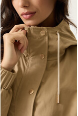 Garcia Garcia - Funnel Neck Coat (Tan)