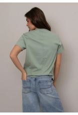 RD Style RD Style - Zaya Short Sleeve Crewneck Top (Ivy Green)