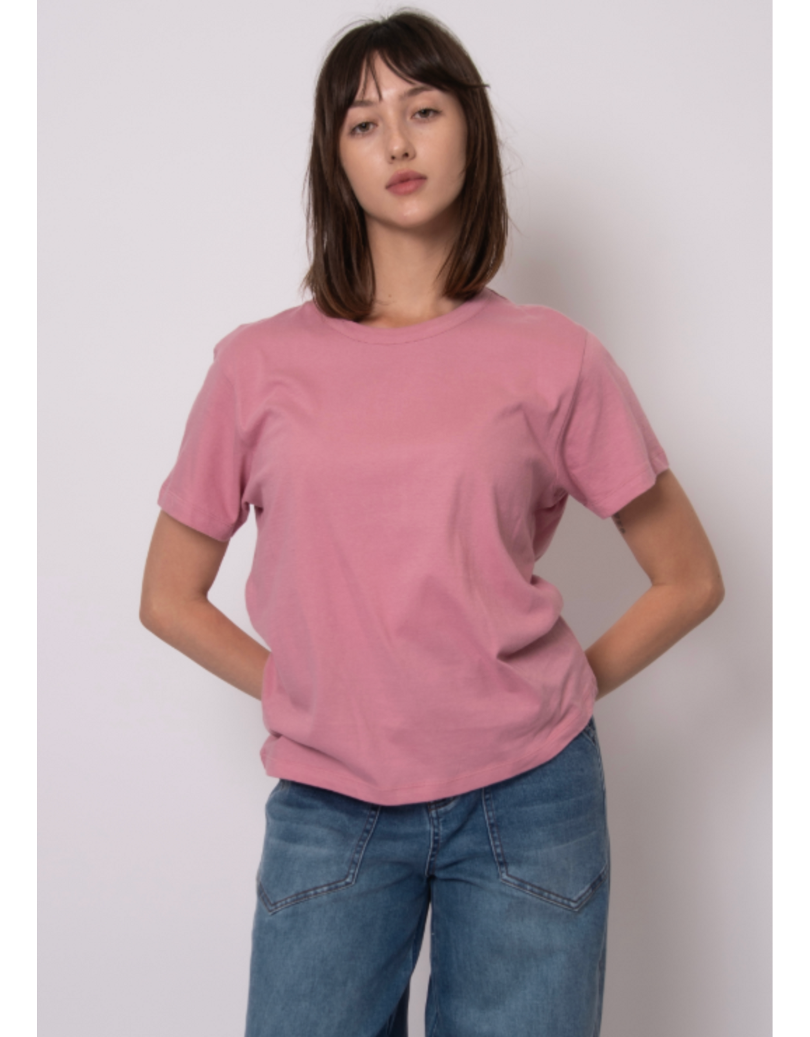 RD Style RD Style - Zaya Short Sleeve Crewneck Top (Petal Pink)