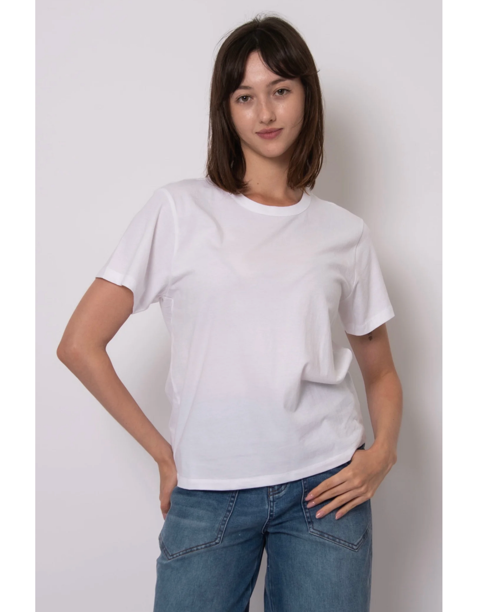 RD Style RD Style - Zaya Short Sleeve Crewneck Top (White)