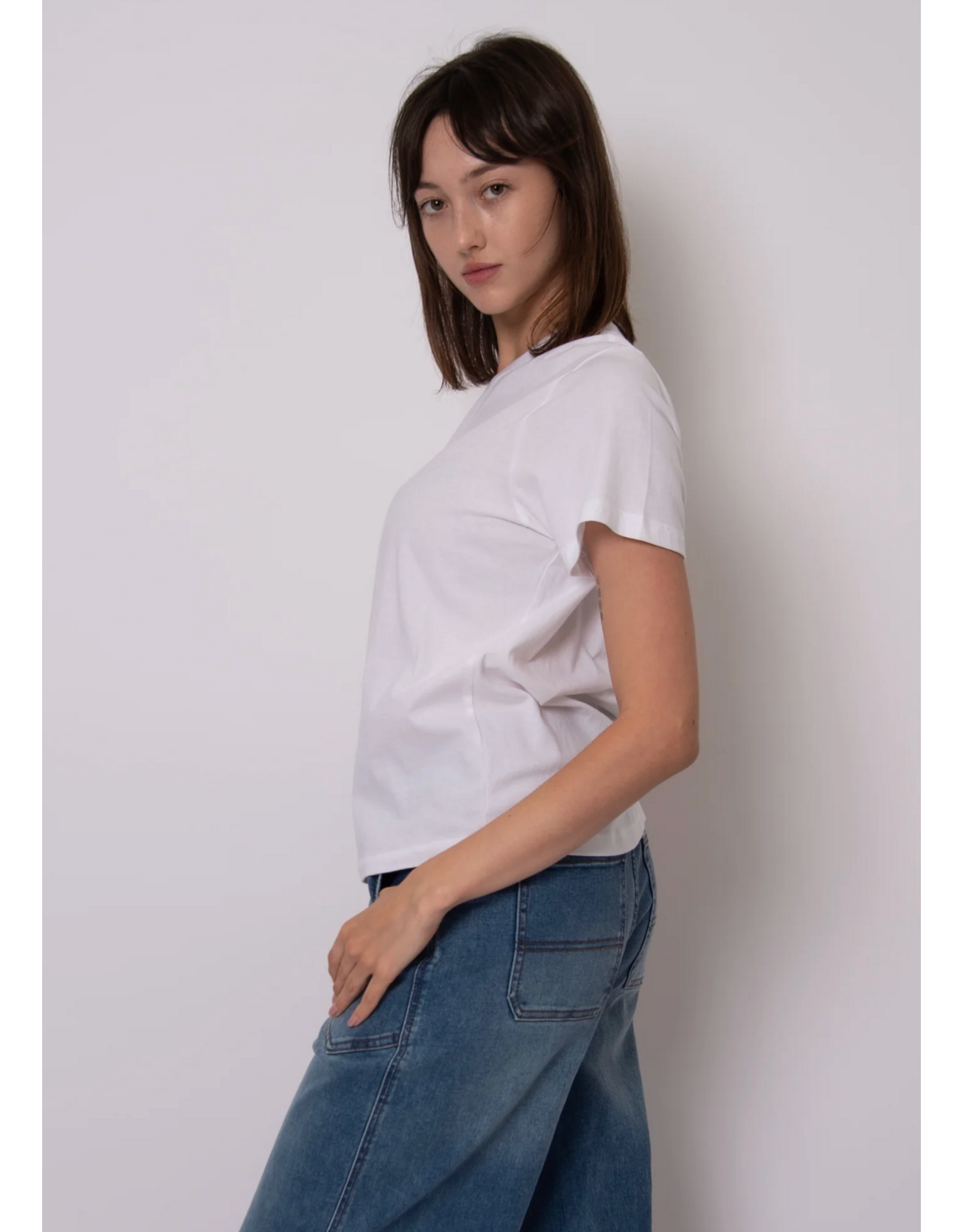 RD Style RD Style - Zaya Short Sleeve Crewneck Top (White)