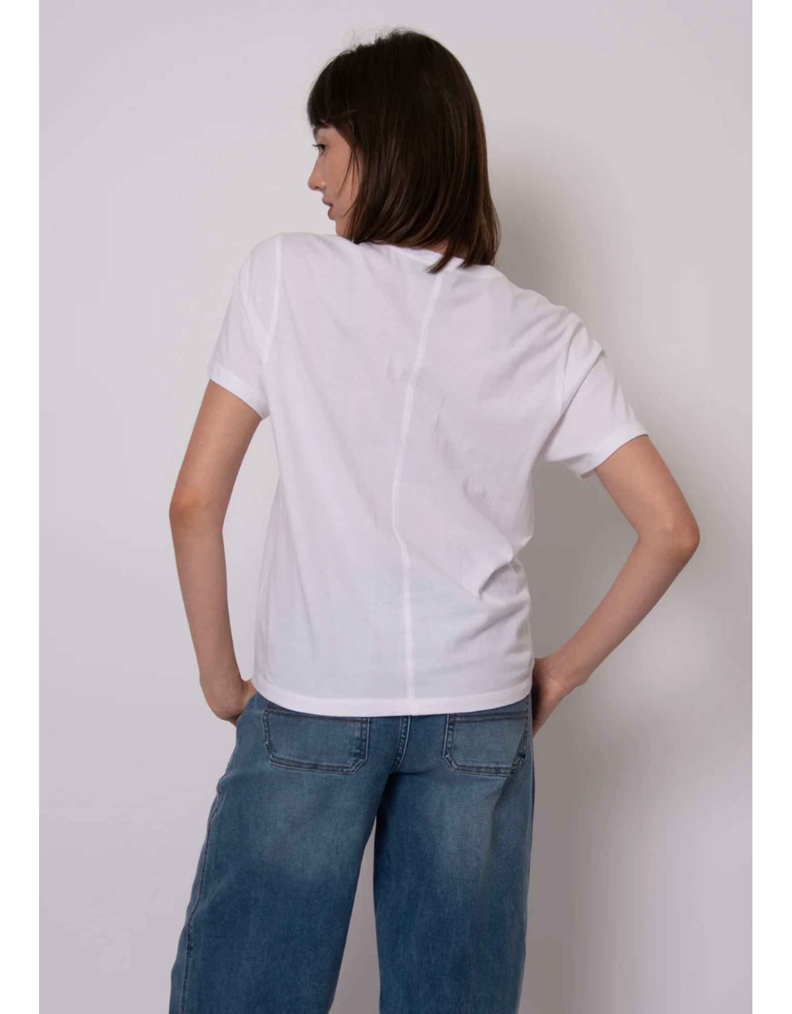 RD Style RD Style - Zaya Short Sleeve Crewneck Top (White)
