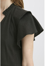 ICHI ICHI - Lifana Ruffle Sleeve Dress (Black)