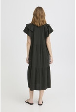 ICHI ICHI - Lifana Ruffle Sleeve Dress (Black)