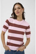 Kaffe Kaffe - Lizza stripe (Ballerina / Chalk)