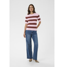 Kaffe Kaffe - Lizza stripe (Ballerina / Chalk)
