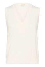 Kaffe Kaffe - Lizza Knit Vest (Chalk)