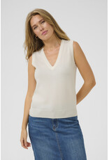 Kaffe Kaffe - Lizza Knit Vest (Chalk)