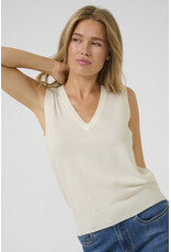 Kaffe Kaffe - Lizza Knit Vest (Chalk)