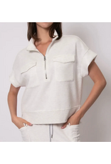 RD Style RD Style - Dua Signature Soft Knit Half Zip Top (Ivory)