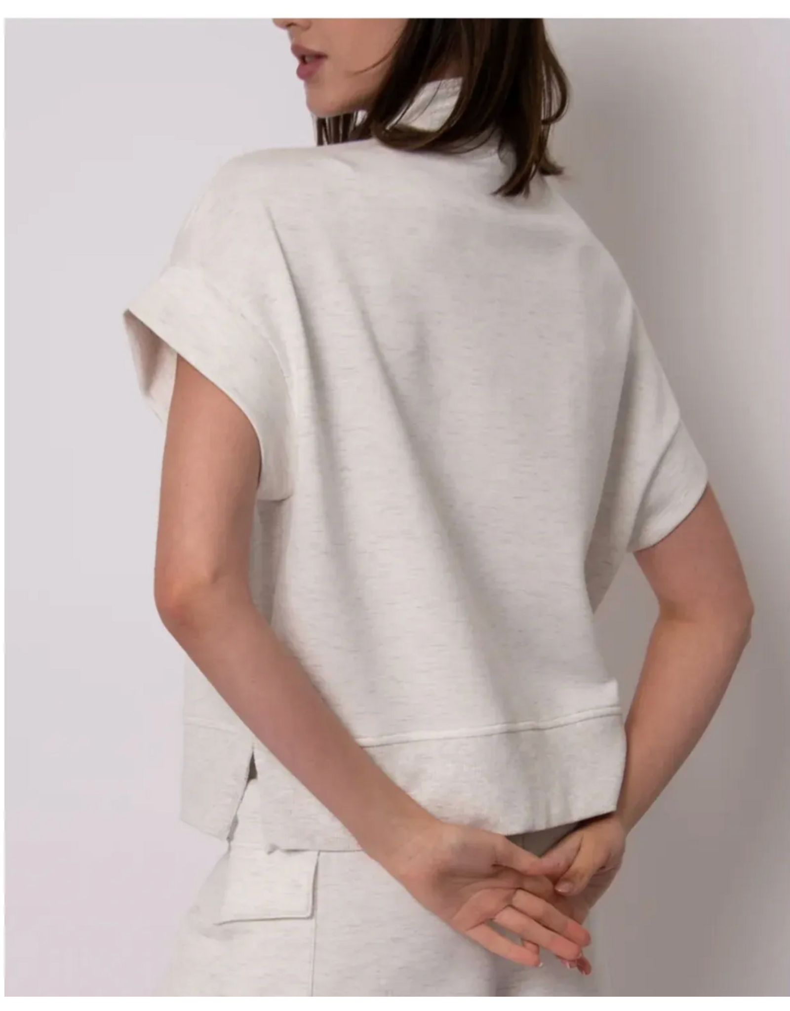 RD Style RD Style - Dua Signature Soft Knit Half Zip Top (Ivory)