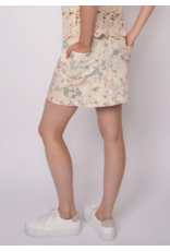 RD Style RD Style - Skie Stretch Twill Mini Skirt (Floral)