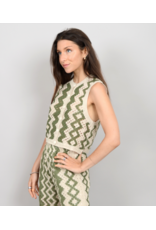RD Style RD Style - Sleeveless Cardigan (Natural Green)