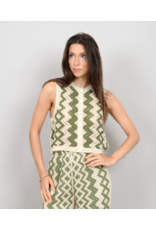 RD Style RD Style - Sleeveless Cardigan (Natural Green)