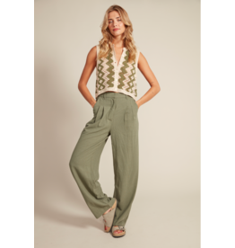 RD Style RD Style - Sleeveless Cardigan (Natural Green)