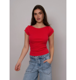 RD Style RD Style - Kelly Boat Neck Cap Sleeve (Cherry)