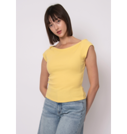 RD Style RD Style - Kelly Boat Neck Cap Sleeve (Corn)