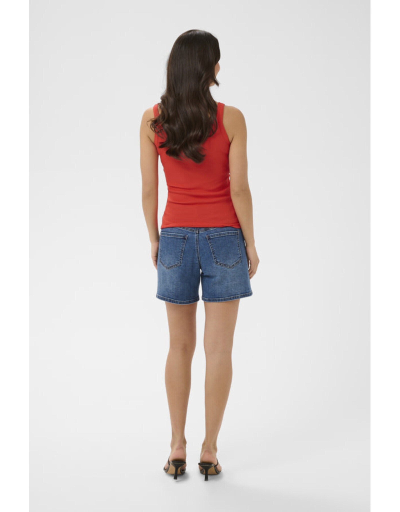 Kaffe Kaffe - Carna Tank (Poppy Red)