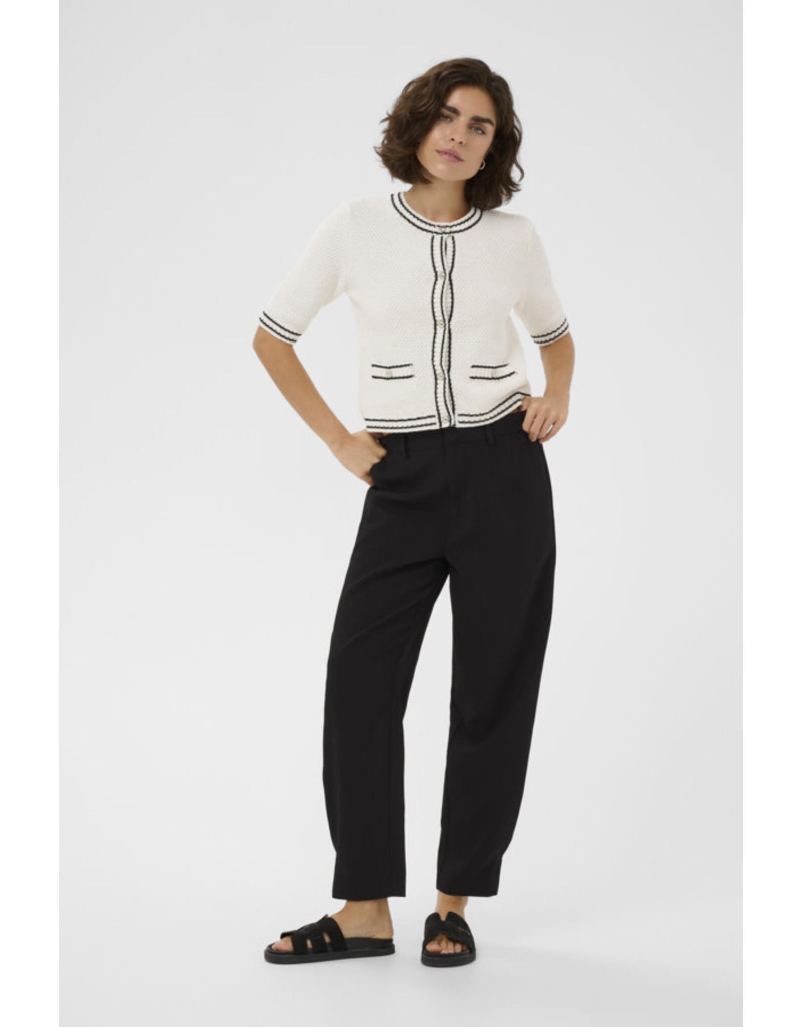 Kaffe Kaffe - Hella Trousers (Black Deep)