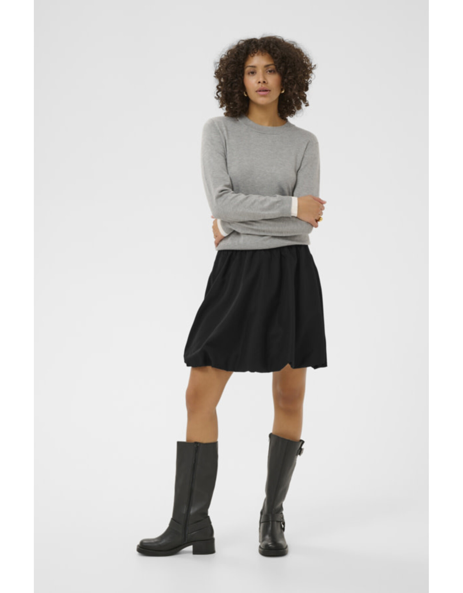 Kaffe Kaffe - Kirsten Skirt (Black Deep)