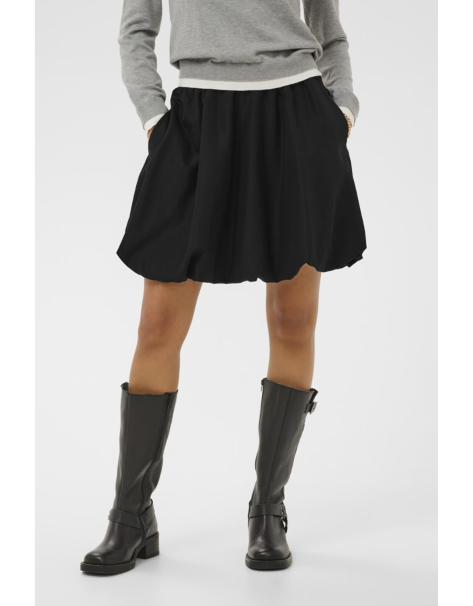 Kaffe Kaffe - Kirsten Skirt (Black Deep)